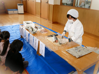 魚の解体ショー🐟