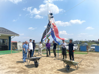 おやじの会（園庭整備）