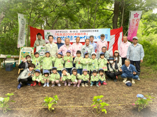 アジサイわいわい植樹祭