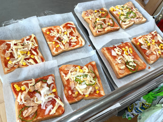 クッキング（わんぱく元気パワーピザ🍕）