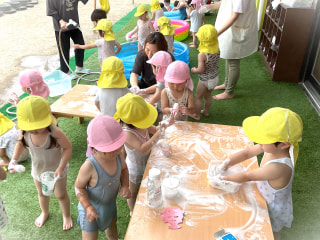 水遊び・泡遊び