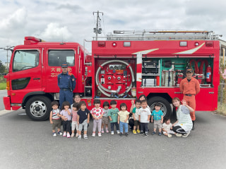 🚒消防車がやってきた🚒